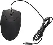 Homoyoyo USB C Mouse: 6-Buttons 4-dpi Speed with LED Backlight - Ergonomic with 1.5m Cable - Quiet Click Gaming Mouse for Laptop