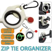 Zip Tie Organizer Cable Zip Ties Glow in Dark Screw Fixing Wire Holder Organizer