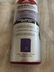 New In Container Mission Enduracool Cooling Towel. Purple Large. 12" X 33".