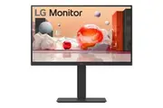 LG 24' IPS FHD Webcam, USB-C 65W PD, RJ45 100Hz 5ms 1920 x 1080, FreeSync 16:9 Tilt/Height/Swivel/Pivot (Bi-direction) adjustable stand, 3yrs Monitor