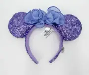 Minnie Ears Headband Collection Purple Hydrangea Blue Iris 2021 Disney Parks
