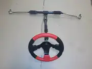 STEERING KIT GO CART/ BUGGY RACK WITH TIE RODS/ STEERING WHEEL AND SHAFT NEW