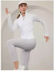 NEW Athleta Flurry Force Insulated Primaloft Jacket M White Medium $159