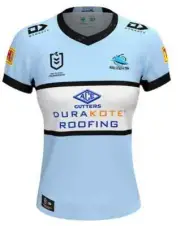Cronulla Sharks NRL Ladies Home Jersey Sizes 8-18 BNWT