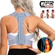 Men Women Adjustable Back Posture Corrector Support Straight Shoulder Brace Belt