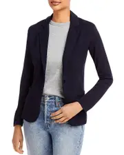 Majestic Filatures Fitted Linen Blazer