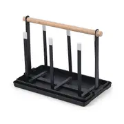 Holder,Dish Drainer Bottles,6 Stand, Metal Cup Holder with Drip Tray and Dryer for Bottles and Cup Photo Color