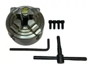 80MM 4 JAW INDEPENDENT LATHE CHUCK REAR MOUNTING RDGTOOLS