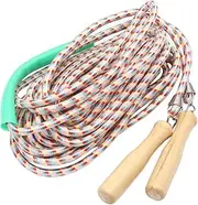 Totority 1Pc Wooden Handle Skipping Rope for Exercise and Fitness Lightweight Portable Jump Rope for Beginners and Random Color Random Color