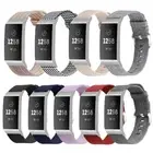 Nylon Canvas Watch Strap For Fitbit Charge 4 /3 Band Replacement Wrist Bracelet