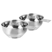 2 Pcs Kitchen Funnel Stainless Steel Jam Ingredient Filling Tube