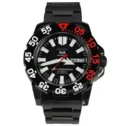 Seiko 5 Sports SNZF53K1 Automatic Black Monster 100M Stainless Steel New