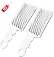 Barber Fade Comb Heat Resistant Clipper Comb Blending Flat Top Comb,2Pcs Barber