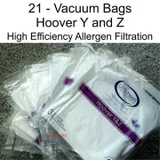 21 NEW Ultra-Fresh Hoover Y and Z Micro Filtration Vacuum Bags