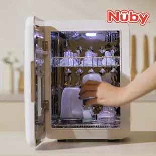 【Nuby】智能紫外線殺菌烘乾機 無死角 多角度照射 保管功能 全自動按鈕｜卡多摩