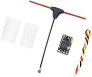 ELRS Receiver 2.4GHz Nano ExpressLRS Receiver CRSF with T-Type Antenna for RC FPV Traversing Drones Parts
