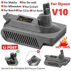 Battery Adapter For Makita For Milwaukee Convert To For Dyson V10 Vacuum Cleaner