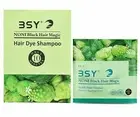 BSY Noni Black Hair Magic Hair Dye Shampoo, 12 ml - Pack of 12 Sachets