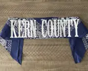 Kern county Bandana BLUE COLOR