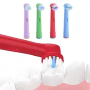 4Pcs EB-10A Kids Electric Toothbrush Replacement Heads Compatible with Oral B