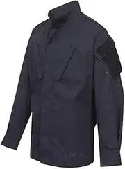 Tru-Spec 1282045 Tactical Response Uniform Shirt, Polyester Cotton Rip-Stop, Large Short, Navy
