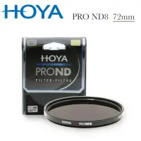 在飛比找momo購物網優惠-【HOYA】Pro ND 72mm ND8 減光鏡(減3格)