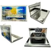 Vintage Cigarette Case Japanese battleship Mikasa Made In Japan.