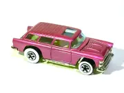 Hot Wheels CUSTOM MADE 1994 CLASSIC NOMAD HOT PINK White Walls
