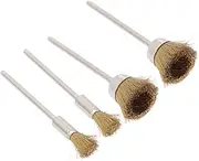 WOONEKY Electric Grinding Machine Polishing Brush Drill Brush Set Nail Art Drill Bit Cleaner