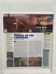 Pirates of the Caribbean video game review magazine print ad wall art ephemera
