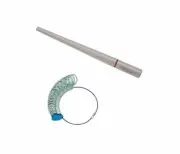 PEPETOOLS Gold Standard Grooved Ring Mandrel Sizer and Finger Ring Sizer Gauge