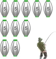 Drop Shot Weights Fishing Sinker for Bass Fishing Countersink Deep Drop Fishing Weight Sinker - 10 x Lead Weights for Saltwater Fishing Sinkers for Bass Fishing