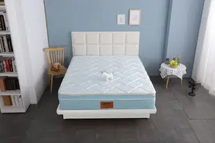 【旗艦尊貴版-乳膠】極凍紗乳膠凍感3.0mm硬式彈簧床-IKEA90*200 (8.7折)