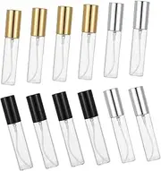 Beavorty Travel Perfume Atomizer 12pcs 10ml Refillable Perfume Bottles Leakproof and Scratch-resistant for Travel Gym and Holiday