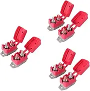 HAWILLOSCH 6 Pcs Insulated 12v/24v Circuit Breaker 50a Auto-reset for Marine Automotive Off-road Use