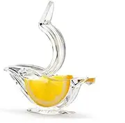 1Pc Manual Lemon Squeezer,Portable Clear Bird Lemon Squeezer,Acrylic Clip Orange Lime Pomegranate Fruit Hand Juicer Home Kitchen