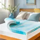 2-inch Queen Memory Foam Mattress Topper, Gel Infused Cooling Mattress Topper...