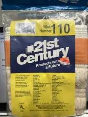 NOS 21st Century Kerosene Heater Wick No. 110 NEW NIP REPLACEMENT WICK