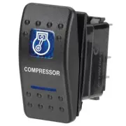 Narva 63140BL "12 Volt Illuminated Off/On Sealed Rocker Switch with ""Compres...