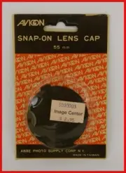 55 mm Snap on NEW Front Lens Cap FREE SHIPPING
