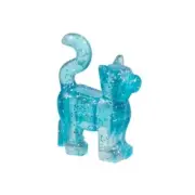 LEGO - Animal Land - Cat, Standing - Glitter Trans-Light Blue