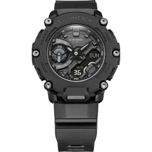 【CASIO 卡西歐】G-SHOCK 一起冒險去 碳核心防護構造雙顯計時手錶(GA-2200BB-1A)