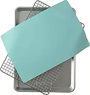 Nordic Ware 3-Piece Cookie Set, 1 Pack, with Aqua Baking Mat