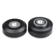 4pcs Aluminium Speaker Shockproof Spike Feet Steel Ceramics Ball Stand Pad Φ50mm