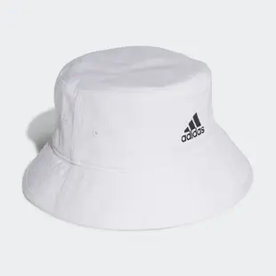 Adidas Cotton Bucket [H36811] 男女 漁夫帽 運動 休閒 田徑 慢跑 遮陽帽 白