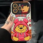 SWEET COOL WINNIE THE POOH WINDOW APPLE14手機殻適用IPHONE13PRO/XS