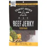Jerky Beef Teriyaki 7 Oz(Case Of 8) By Country Archer