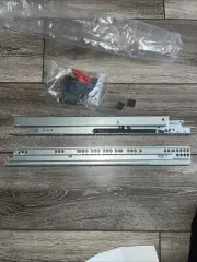 18" Drawer Under Mount Drawer Slide Push To Open. 1 Right 1 Left Pair