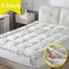 Plush Extra Thick Mattress Topper Pillow Top Matress Pad Cooling Bamboo Cover