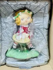 Vintage Campbell’s Soup "Picking Daisies" Danbury Mint Collector Figurine W BOX